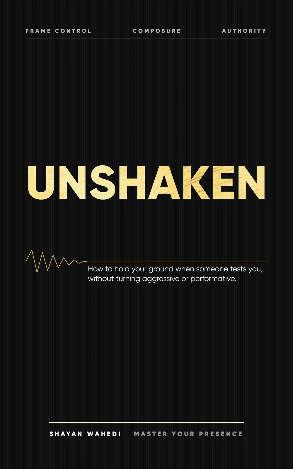 UNSHAKEN front cover