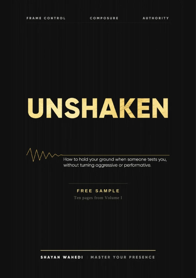 UNSHAKEN free sample cover: ten pages from Volume I